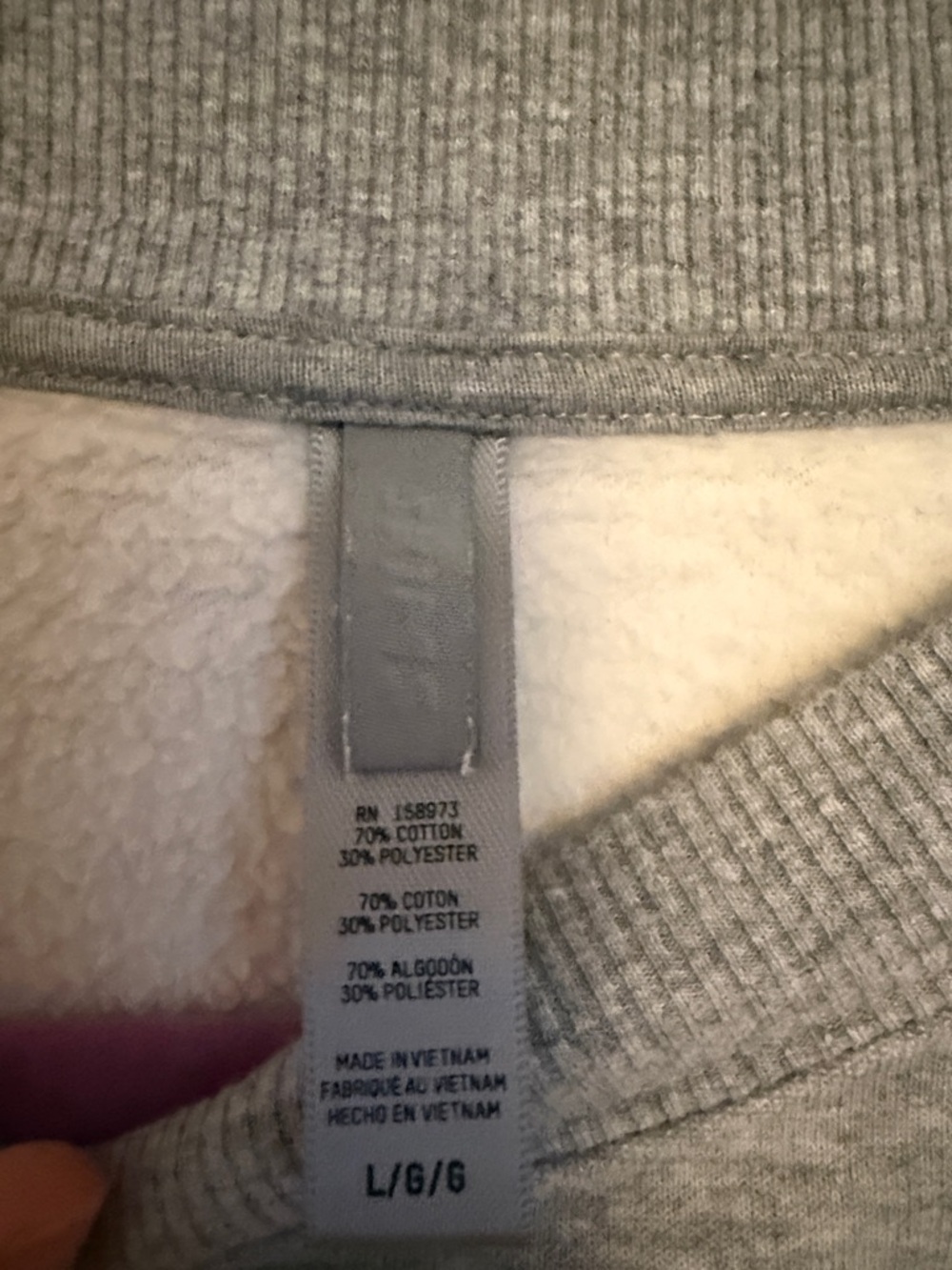 SKIMS Women's Crewneck Sweater - Gray - Picture 2 of 3